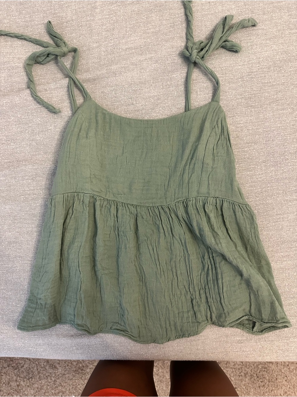 Old Navy Olive Tie-Strap Camisole